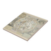 Carreau Carte des étoiles célestes Constellation zodiaque  (Côté)