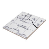 Carreau Carte d'océan de South Pacific (Côté)