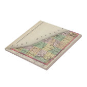 Carreau Carte du comté de Berrien, Michigan (Côté)