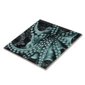 Carreau Carte du crayon vert octopus (Côté)