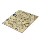 Carreau Carte du Cuba et du Hispaniola (Côté)