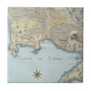 Carreau Carte du Golfe de Naples et d'abords