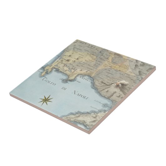 Carreau Carte du Golfe de Naples et d'abords (Côté)