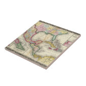 Carreau Carte du Mexique, Amérique Centrale (Côté)