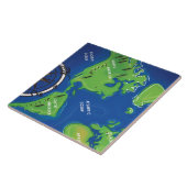 Carreau Carte du monde (Côté)