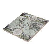 Carreau Carte du monde (Côté)