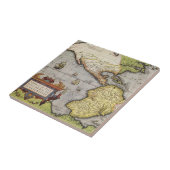 Carreau Carte du monde antique des Amériques par Abraham O (Côté)