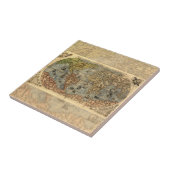 Carreau Carte du monde Forlani Antiquev 1565 Renaissance (Côté)