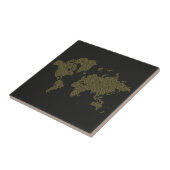 Carreau Carte du monde numérique (Côté)