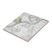 Carreau Carte du plat XXVI de constellations (Côté)