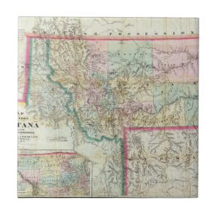 Carreau Carte du territoire du Montana