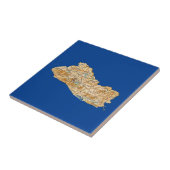 Carreau Carte El Salvador (Côté)