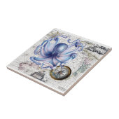 Carreau Carte Nautica de poulpe (Côté)