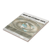 Carreau Carte plate de la terre (Côté)