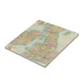 Carreau Carte politique d'îles britanniques (Côté)