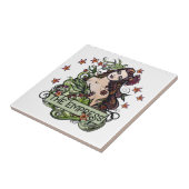 Carreau Carte Tarot Empress (Côté)