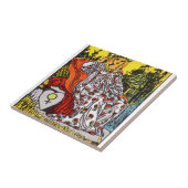 Carreau Carte Tarot Empress (Côté)