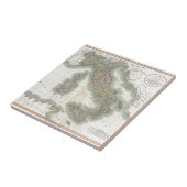 Carreau Carte vintage de l'Italie (Côté)