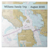 Carreau Carte Yacht San Francisco (Devant)