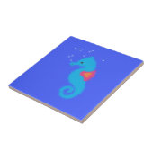 Carreau Carton bleu Seahorse (Côté)