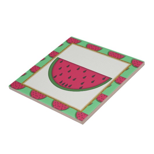 Carreau Carton de pastèque (Côté)