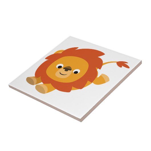 Carreau Carton Lion Perky Cute (Côté)