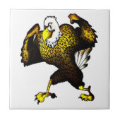 Carreau Cartoon Combattre l'aigle (Devant)