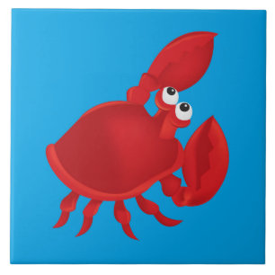 Carreau Cartoon crab