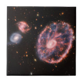 Carreau Cartwheel Galaxy JWST James Webb Télescope spatial (Devant)