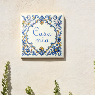 Carreau Casa Mia Méditerranéen personnalisé Chérubins