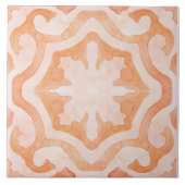 Carreau Casbah orange marocaine (Devant)