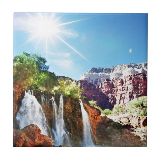 Carreau Cascade de montagne (Devant)