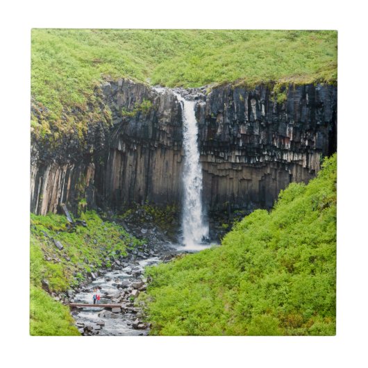 Carreau Cascade de Svartifoss à Skaftafell - Islande (Devant)