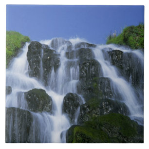 Carreau Cascade, Portree, Île de Skye, Highlands,