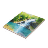 Carreau Cascade sereine en cascade (Côté)