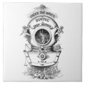 Carreau Casque antique de plongée (Devant)