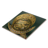 Carreau Casque de 1550-74) XVIème siècle de Charles IX (Côté)