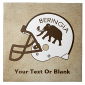 Carreau Casque de football de l'Université de Beringia (Devant)