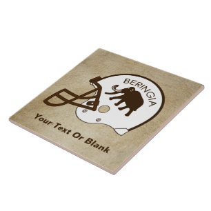 Carreau Casque de football de l'Université de Beringia