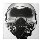 Carreau Casque de pilote de combat (Devant)