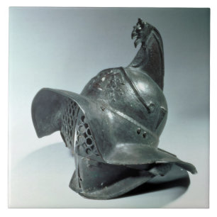 Carreau Casque en bronze de gladiateur de Thracian,