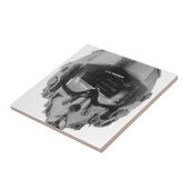 Carreau Casque et altimètre de pilote d'avion de chasse (Côté)