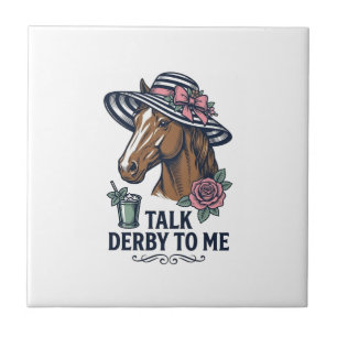 Carreau Casquette de cheval Derby vintage Talk Derby To Me