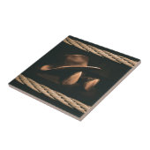 Carreau Casquette de cowboy, bottes et style occidental de (Côté)