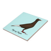 Carreau Casquette de vol Pigeon (Côté)