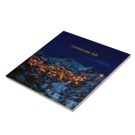 Carreau Castelmezzano, Italie (Côté)