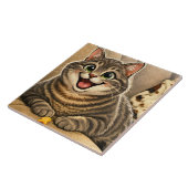 Carreau Cat caricature (Côté)