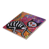 CARREAU CAT DIA DE LOS MUERTOS TILE (Côté)