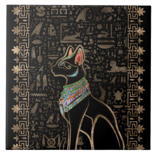 Carreau Cat égyptien - Bastet