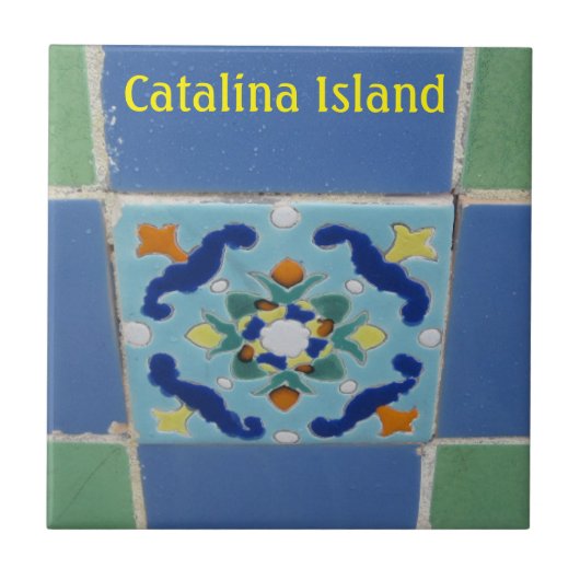 CARREAU CATALINA ISLAND CERAMIQUE TILE CATALINA CYCLE DE C (Devant)